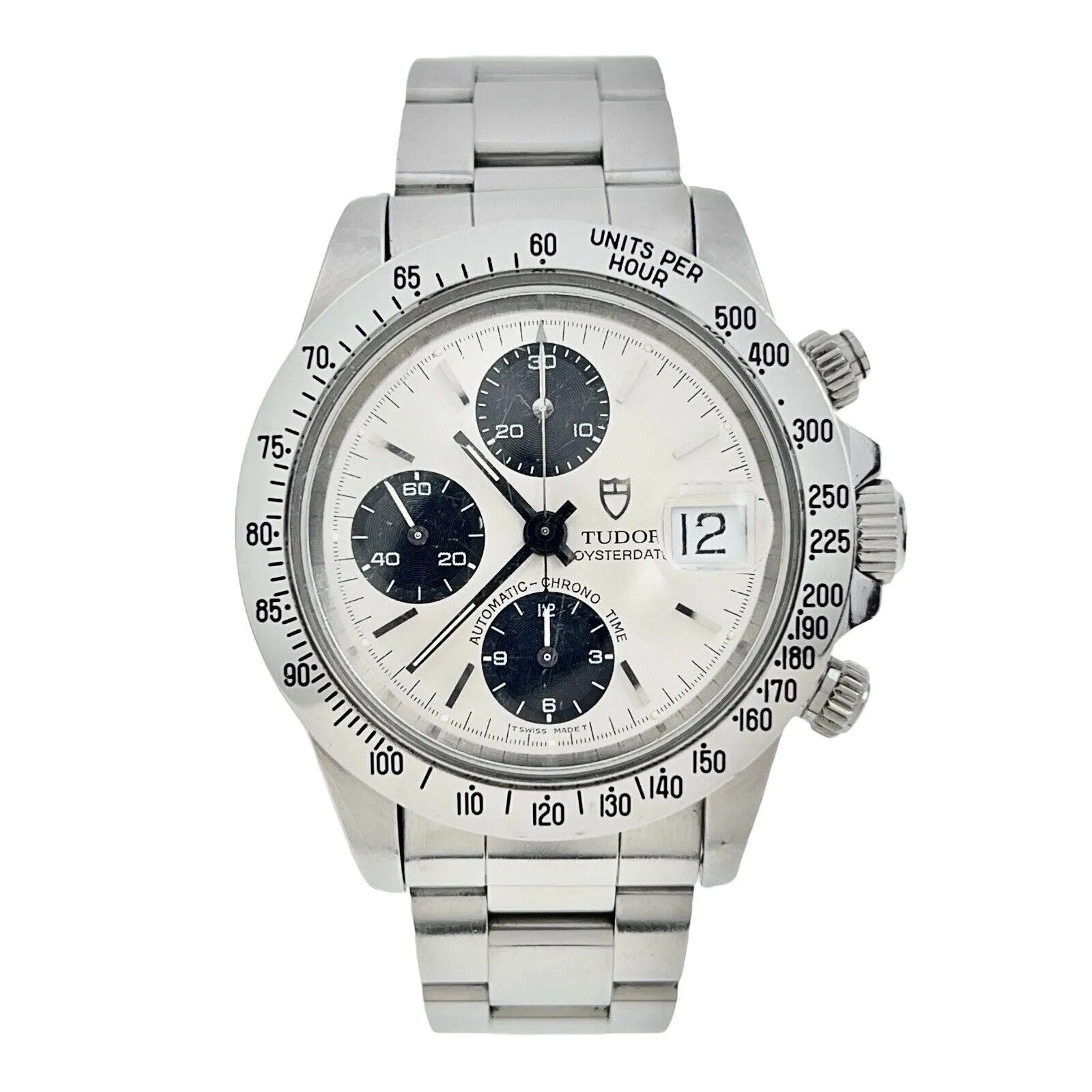 Tudor Oyster Date Chronograph Big Block Steel 40mm Automatic Men’s Watch 79180
