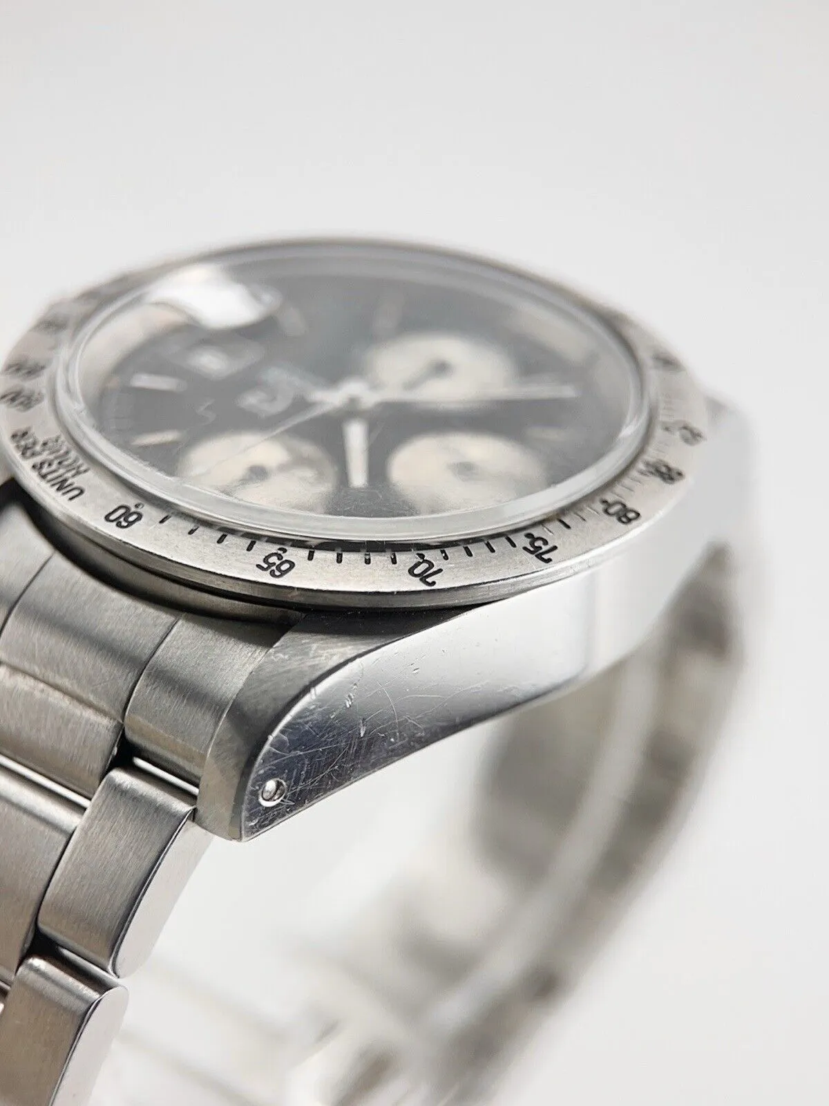Tudor Oysterdate Big Block Steel Black 40mm Automatic Men’s Watch 94300