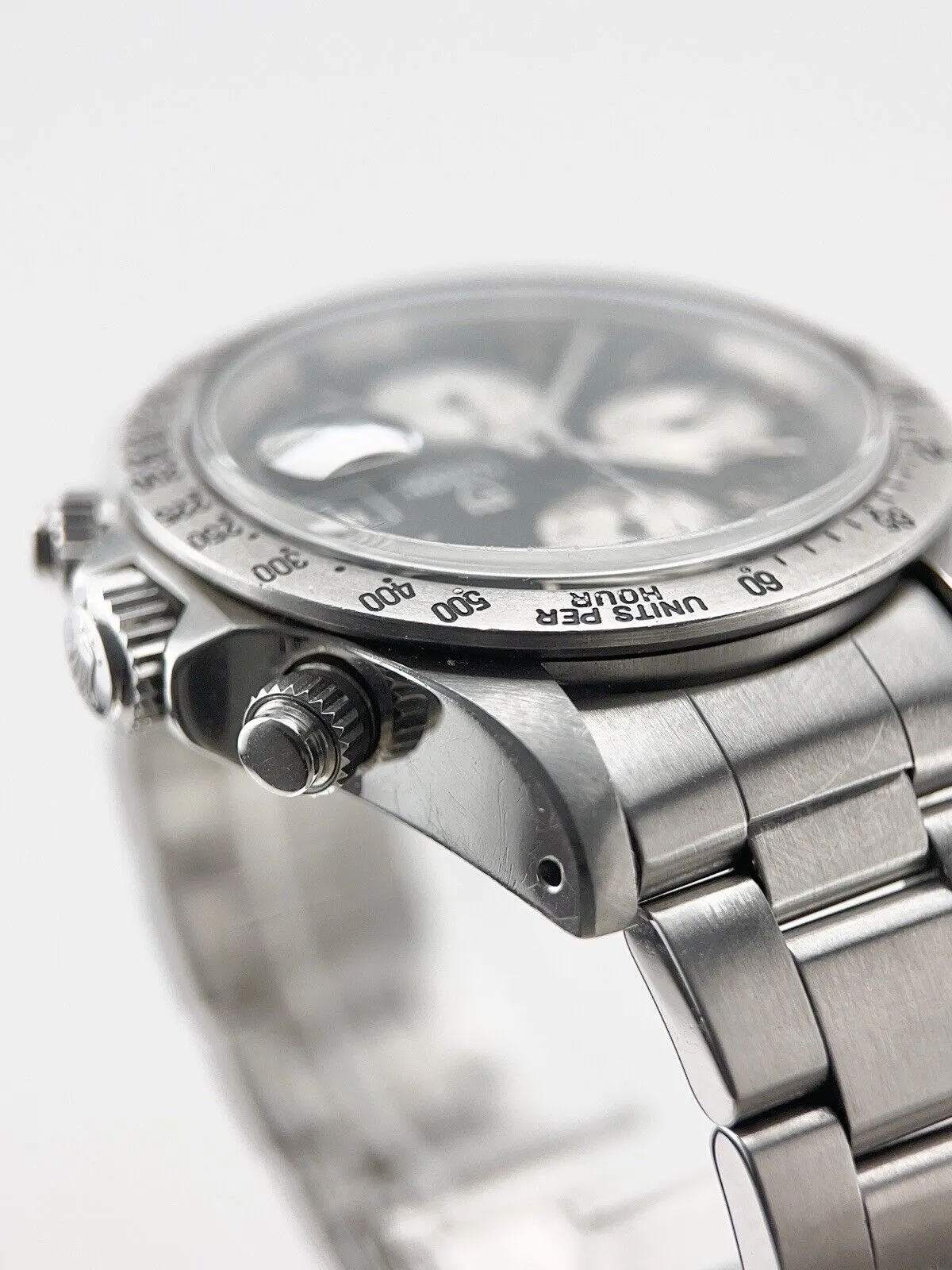 Tudor Oysterdate Big Block Steel Black 40mm Automatic Men’s Watch 94300