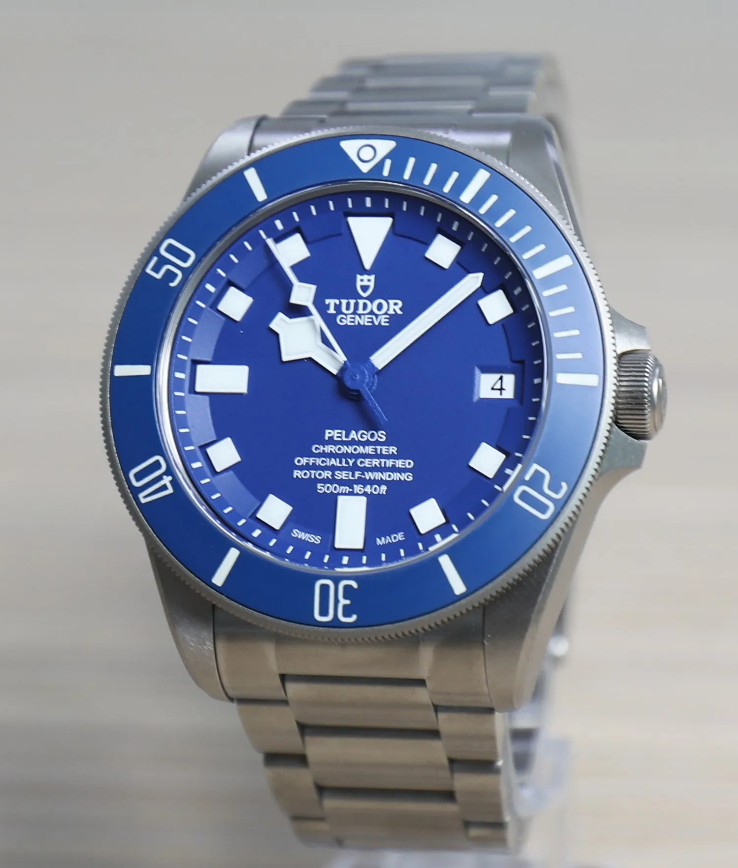Tudor Pelagos Blue Dial – Titanium – 42mm – 2023 – New – With Extra Rubber Strap – Full Set