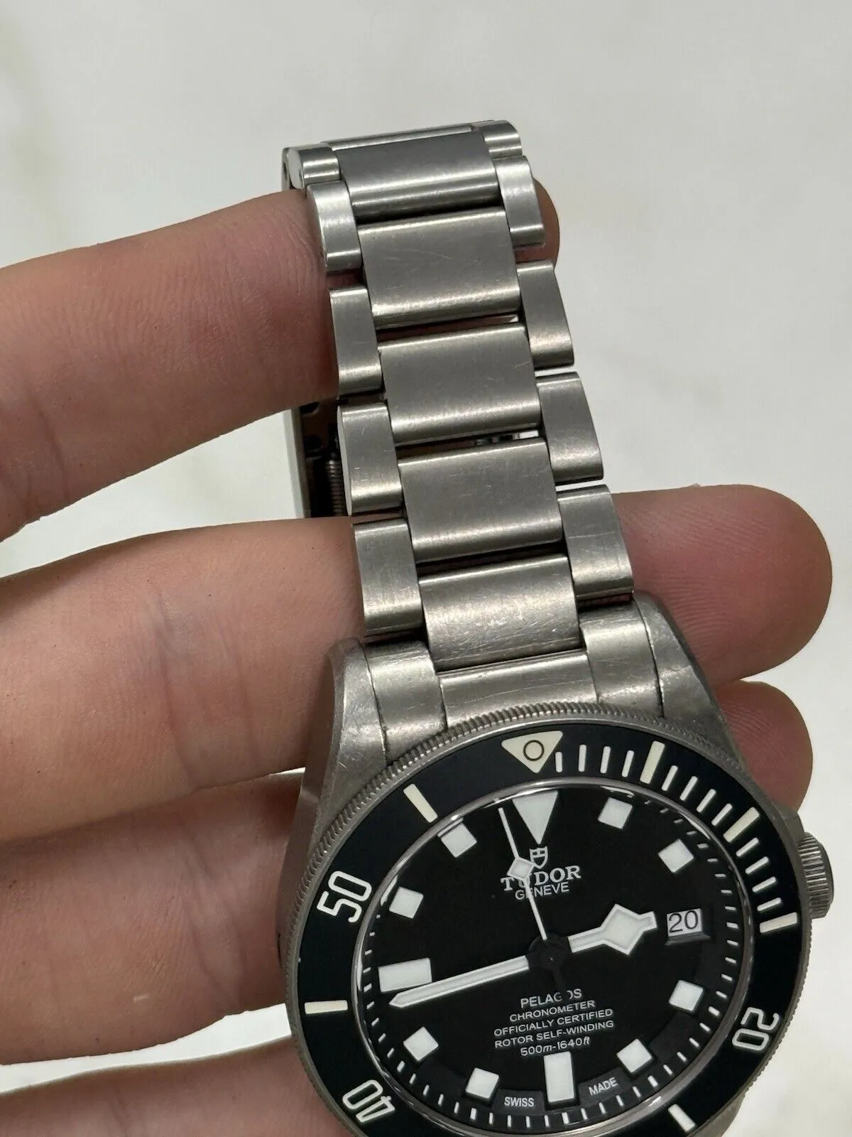Tudor Pelagos Chronometer Automatic 42mm Black Dial Titanium Men's Watch 25600TN