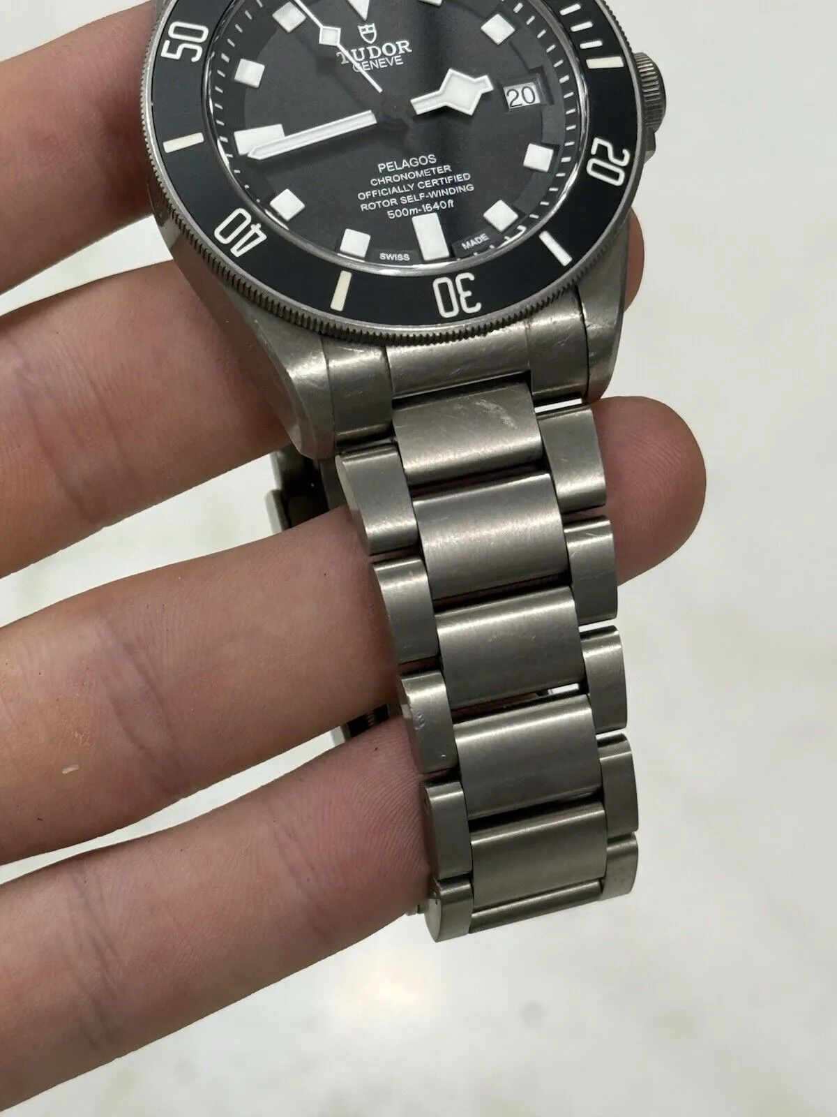 Tudor Pelagos Chronometer Automatic 42mm Black Dial Titanium Men's Watch 25600TN