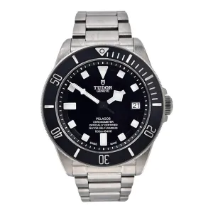 Tudor Pelagos Chronometer Automatic 42mm Black Dial Titanium Men's Watch 25600TN