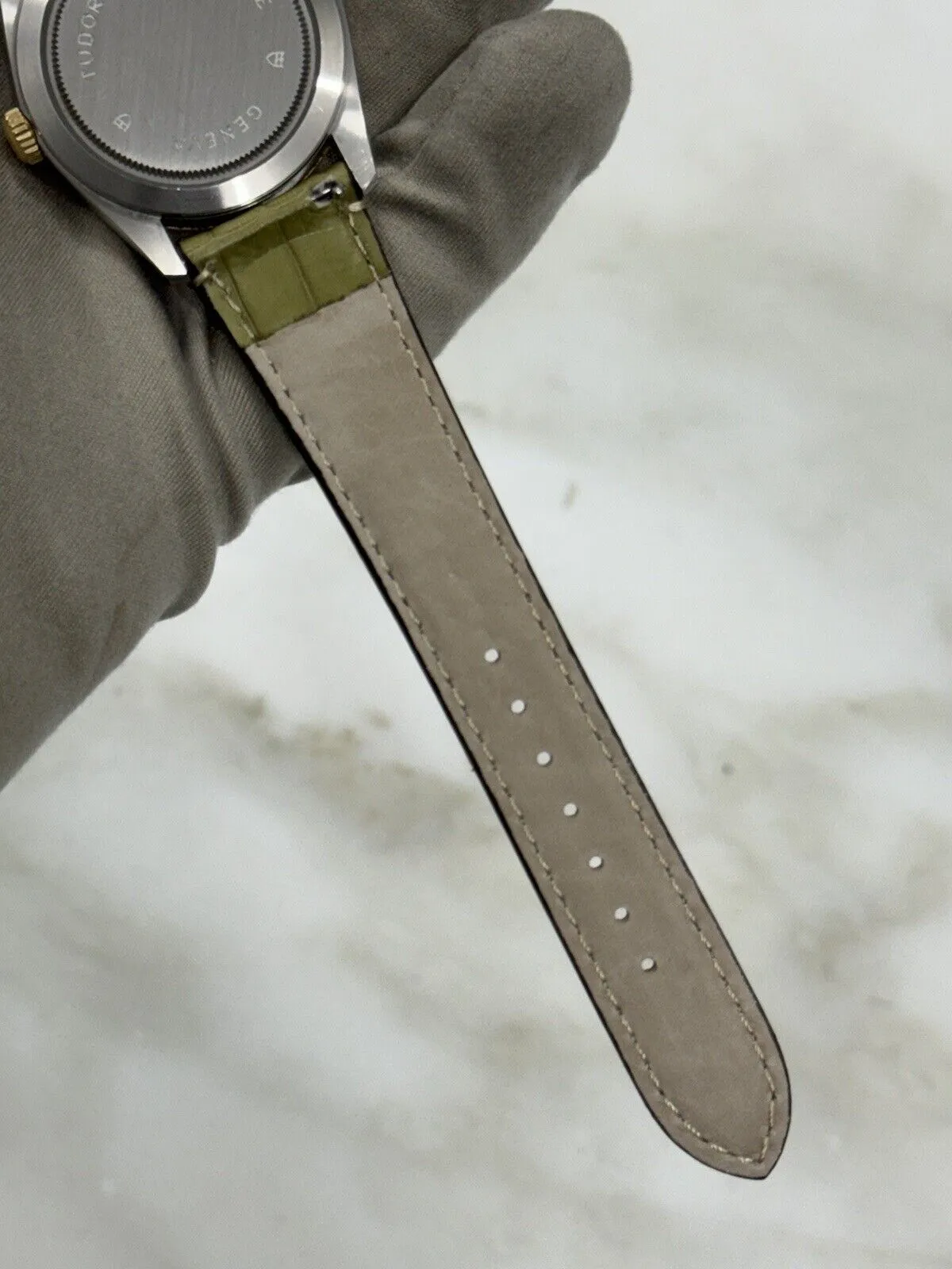 Tudor Prince Date-Day 76213 Automatic Factory Diamond Dial -  Box/Papers