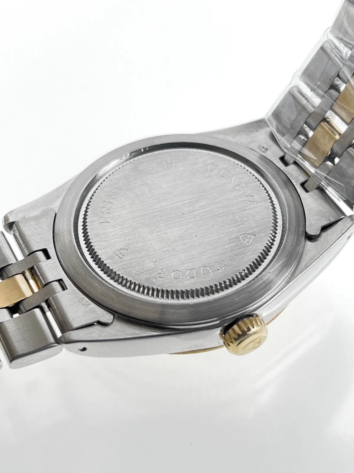 TUDOR Prince Date Day 76213 Champagne Dial Men's Two Tone Automatic Watch