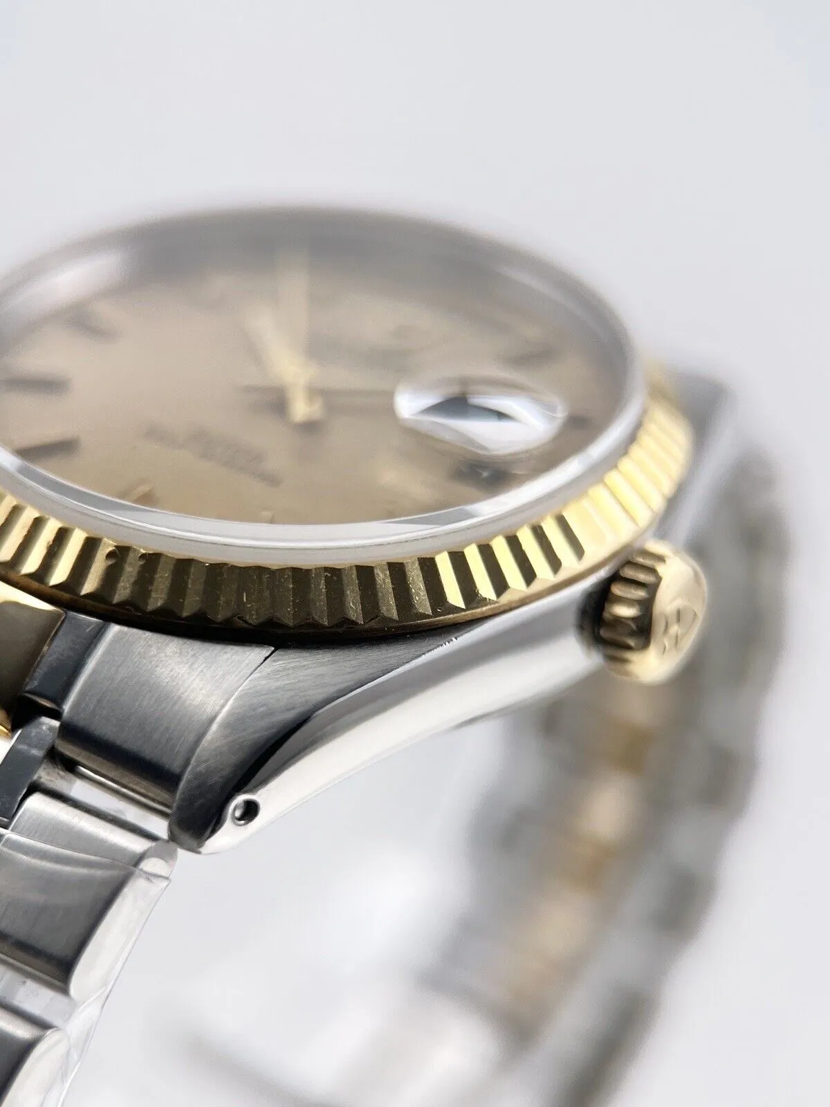 TUDOR Prince Date Day 76213 Champagne Dial Men's Two Tone Automatic Watch