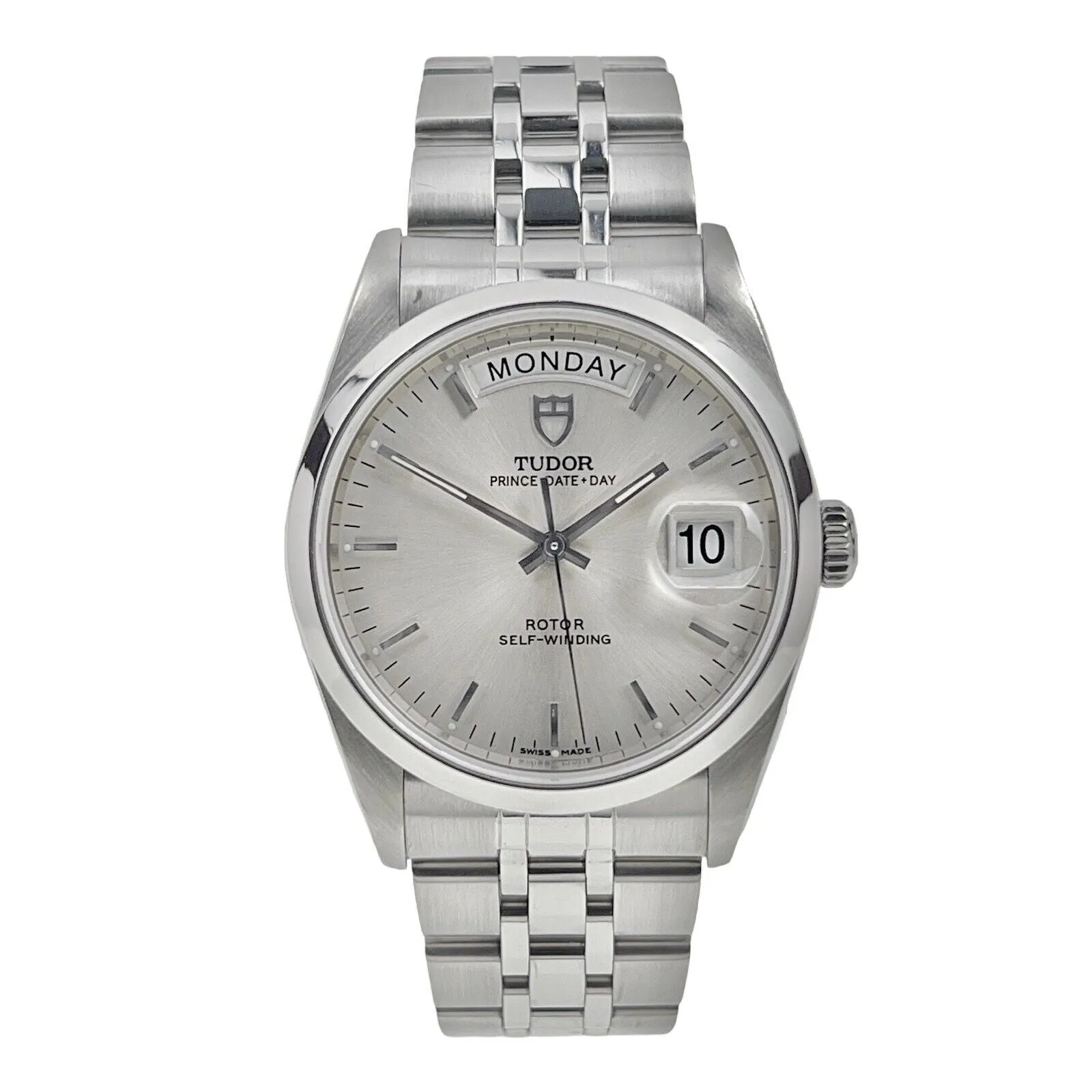 Tudor Prince Date Day Stainless Steel 36mm Automatic Men’s Watch 76200