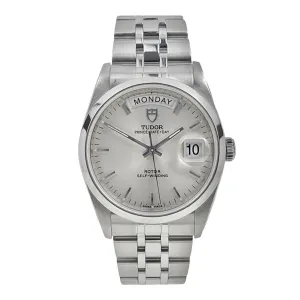 Tudor Prince Date Day Stainless Steel 36mm Automatic Men’s Watch 76200