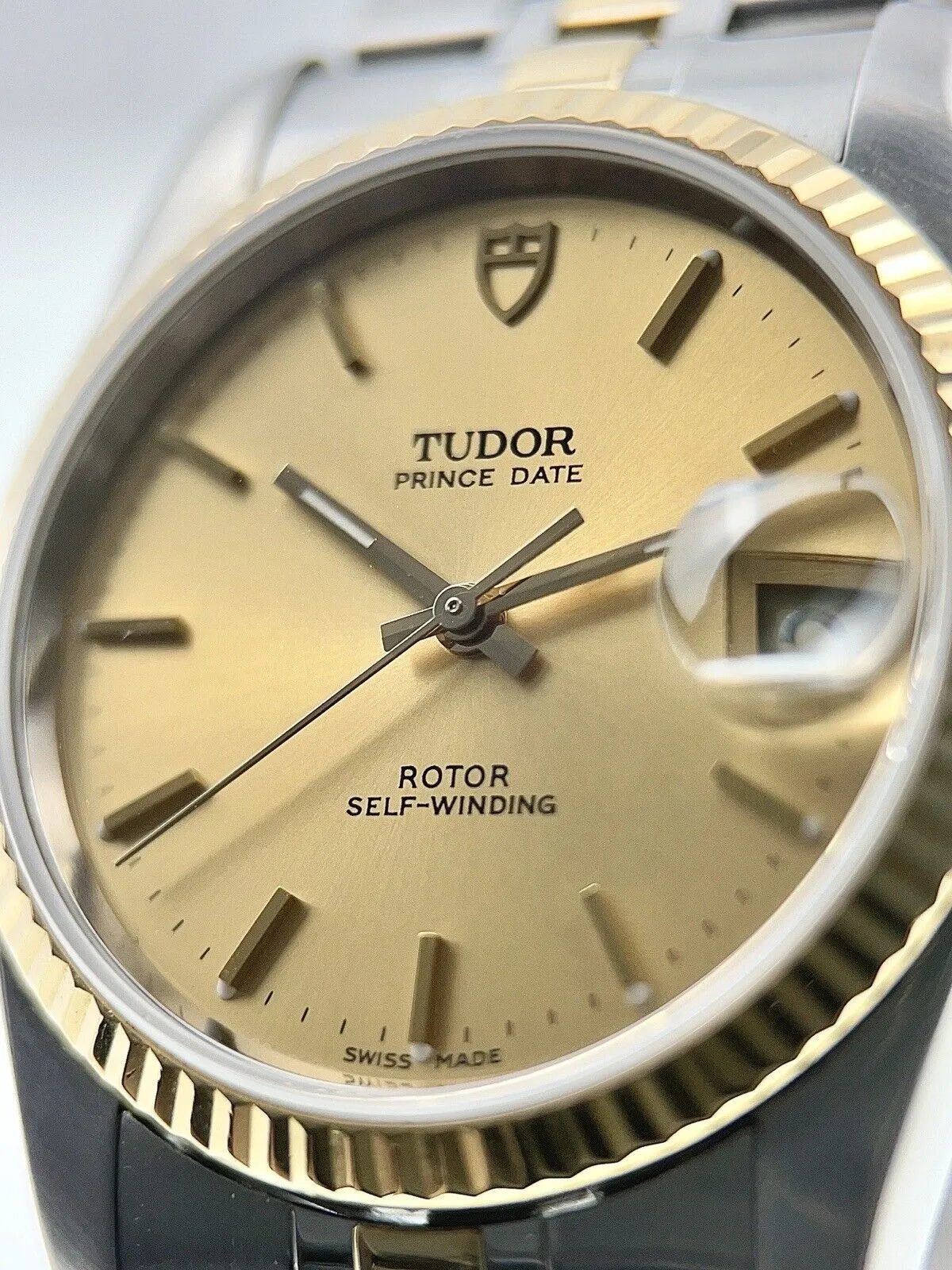 Tudor Prince Oysterdate Gold & Steel 34mm Automatic Men’s Watch 74033