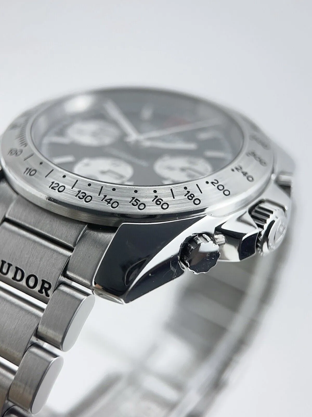TUDOR Sport Chronograph Steel Black Dial 41mm Automatic Men’s Watch - 20300