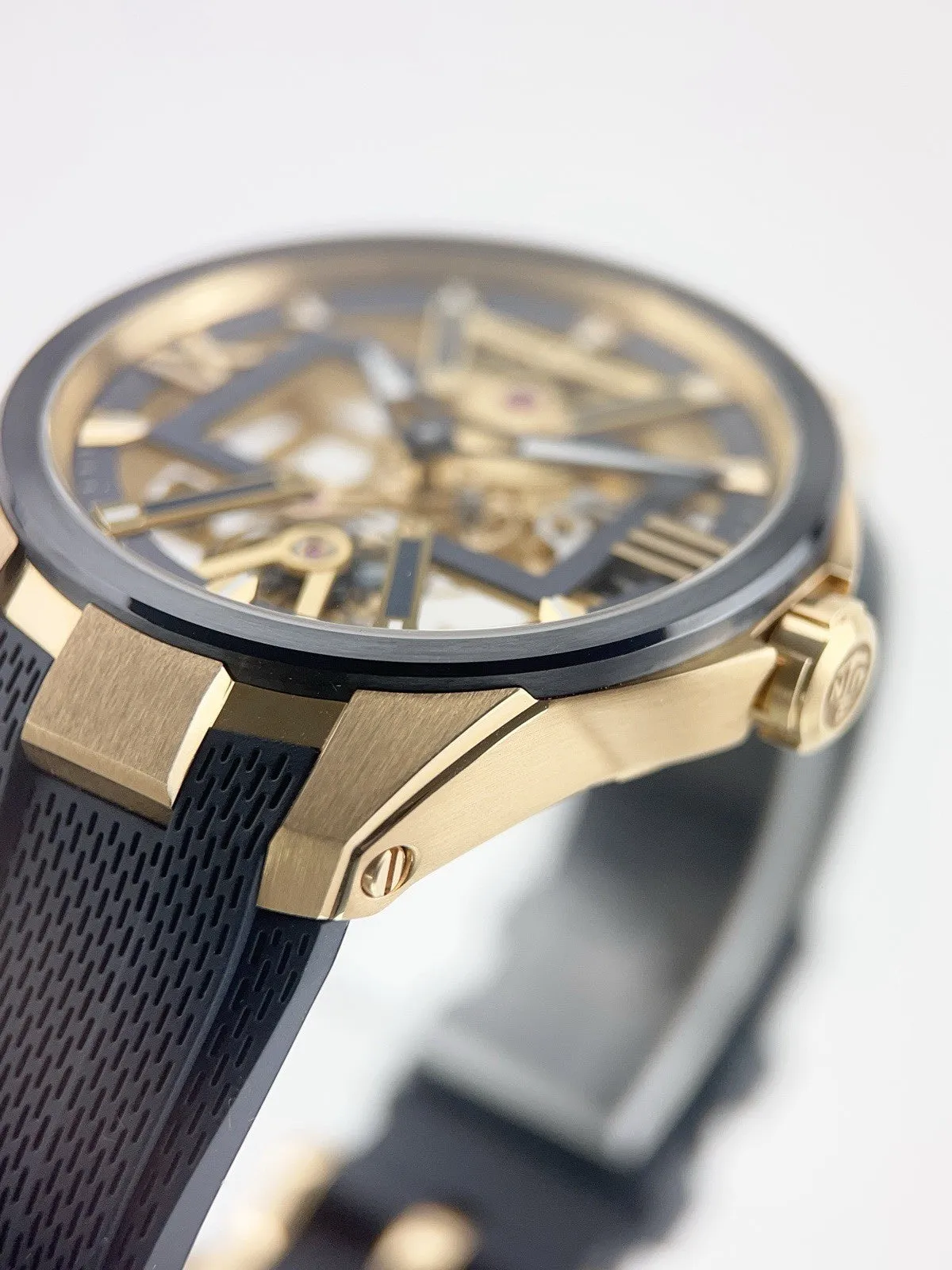 Ulysse Nardin 18k Rose Gold Skeleton Dial 42mm Manual Wind Men’s Watch 3716-260