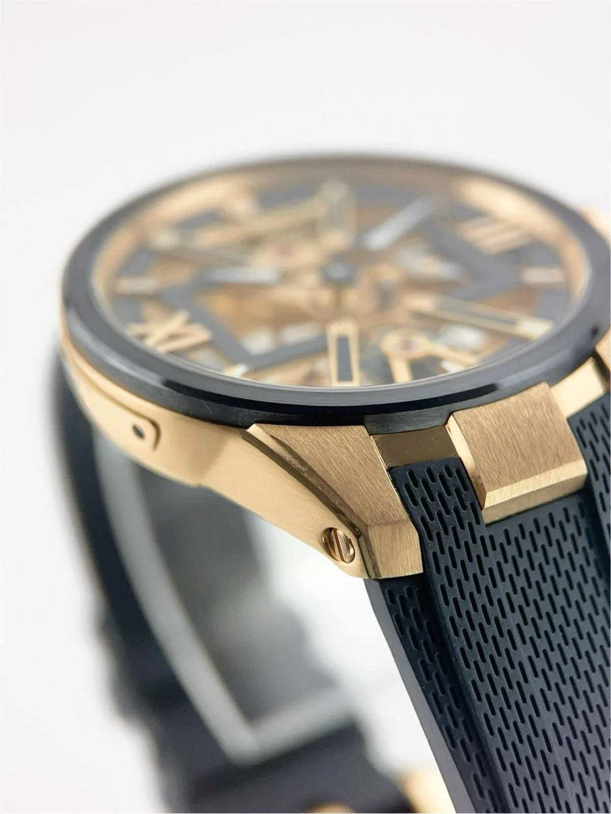 Ulysse Nardin 18k Rose Gold Skeleton Dial 42mm Manual Wind Men’s Watch 3716-260