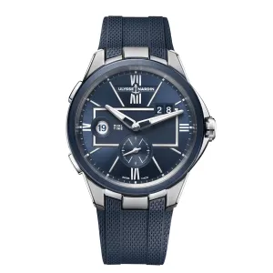 Ulysse Nardin Blast Dual Time Watch, 40mm Blue Dial, 243-20-3/43