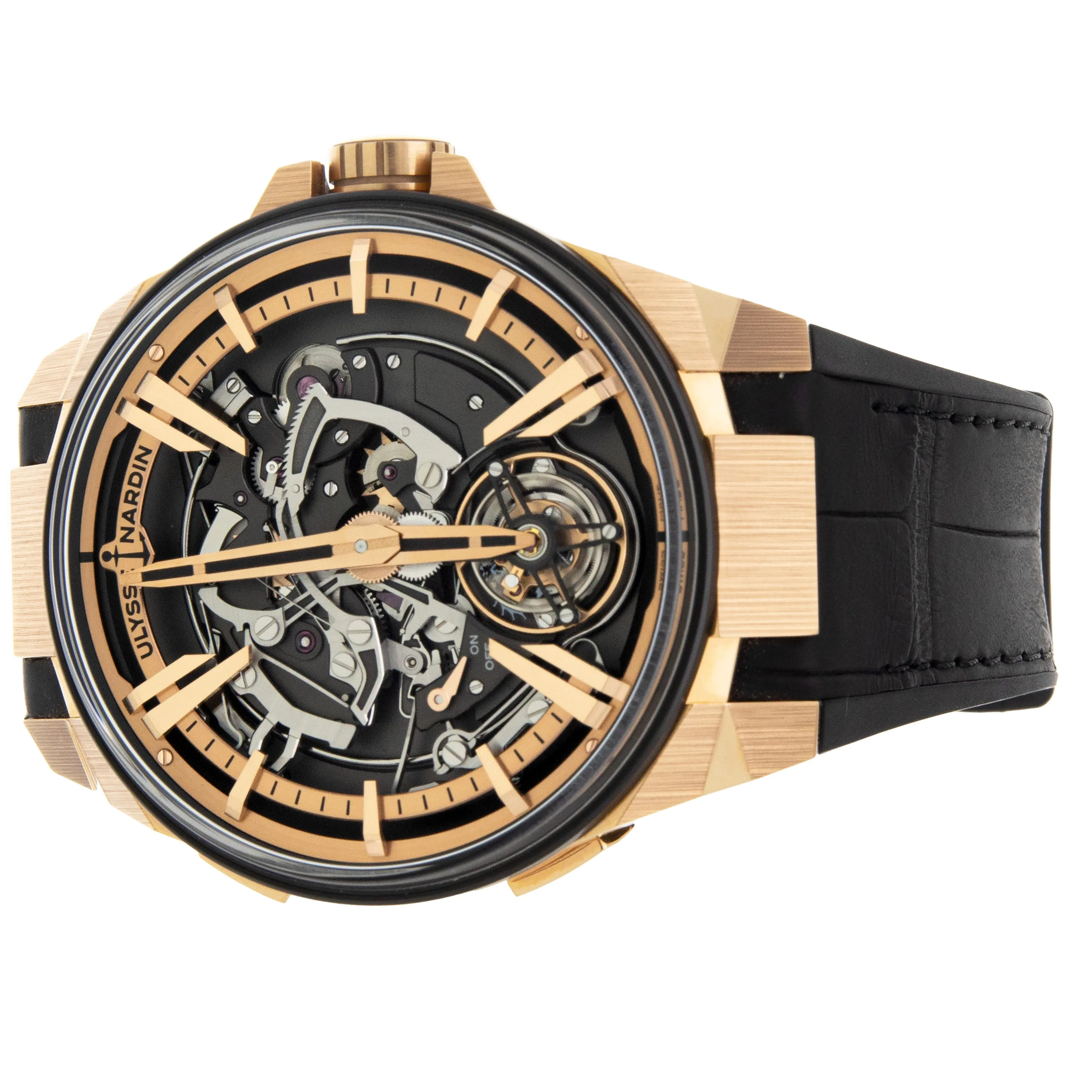 Ulysse Nardin Blast Hourstriker Rose Gold Skeleton 45mm 6215-400/02 Full Set
