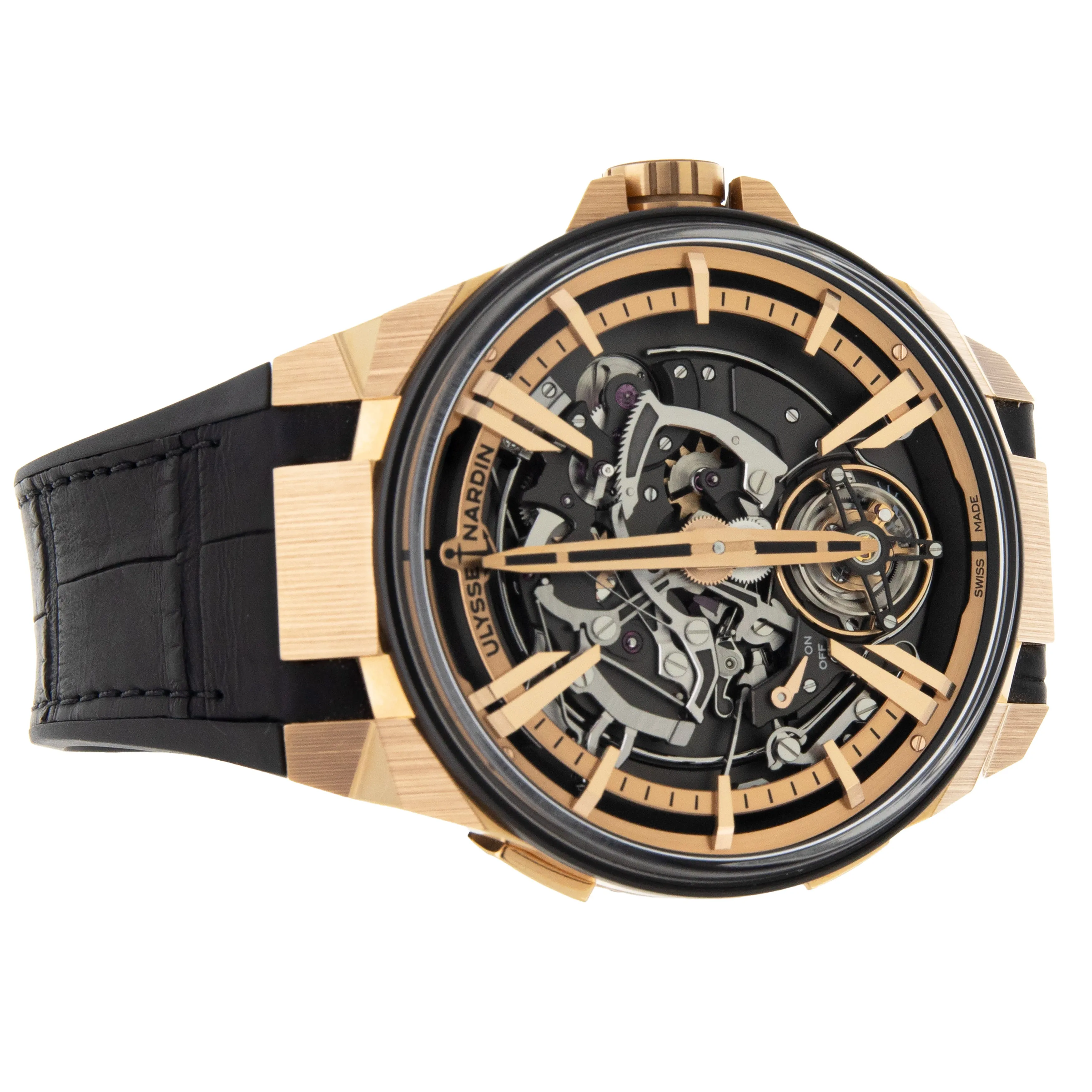 Ulysse Nardin Blast Hourstriker Rose Gold Skeleton 45mm 6215-400/02 Full Set