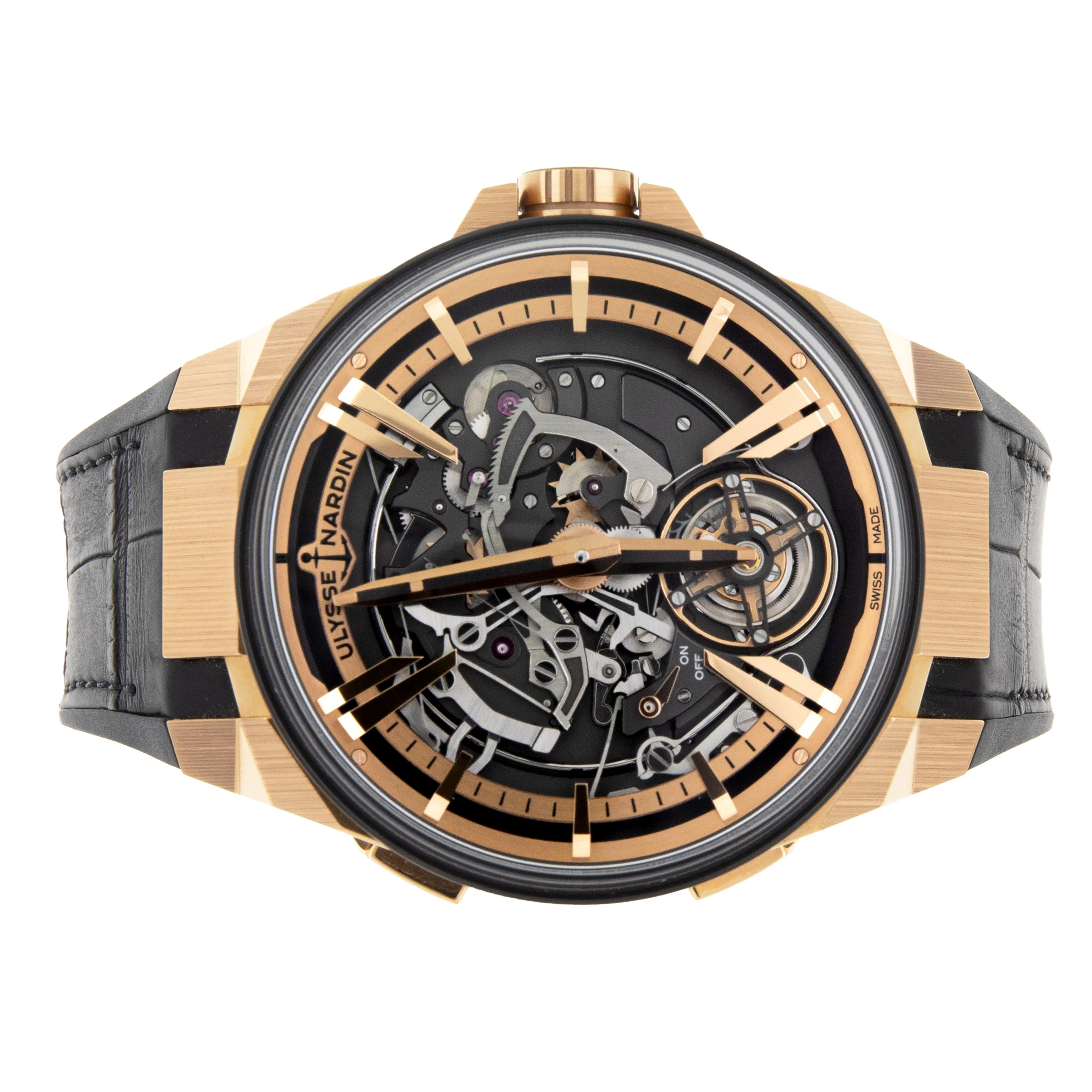 Ulysse Nardin Blast Hourstriker Rose Gold Skeleton 45mm 6215-400/02 Full Set