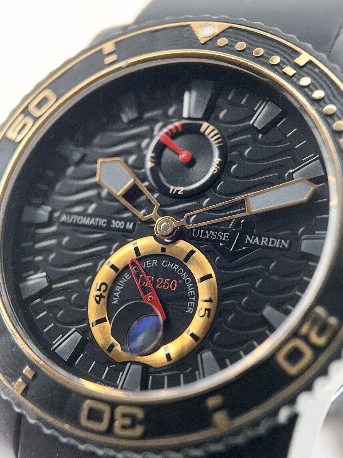 Ulysse Nardin Diver Steel Black Dial 42mm Automatic Mens Watch 263-39 W/ Box