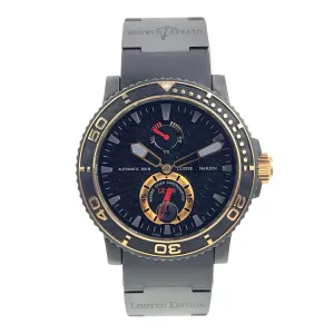Ulysse Nardin Diver Steel Black Dial 42mm Automatic Mens Watch 263-39 W/ Box