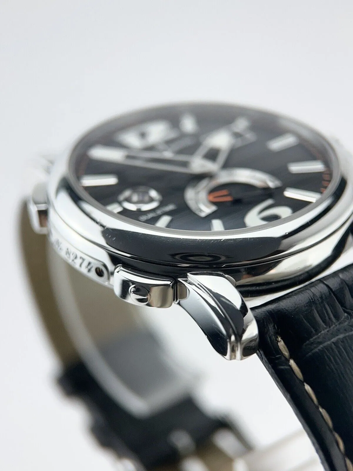 Ulysse Nardin Dual Time 243-55 Men's Black Dial Automatic 42mm Watch With Box