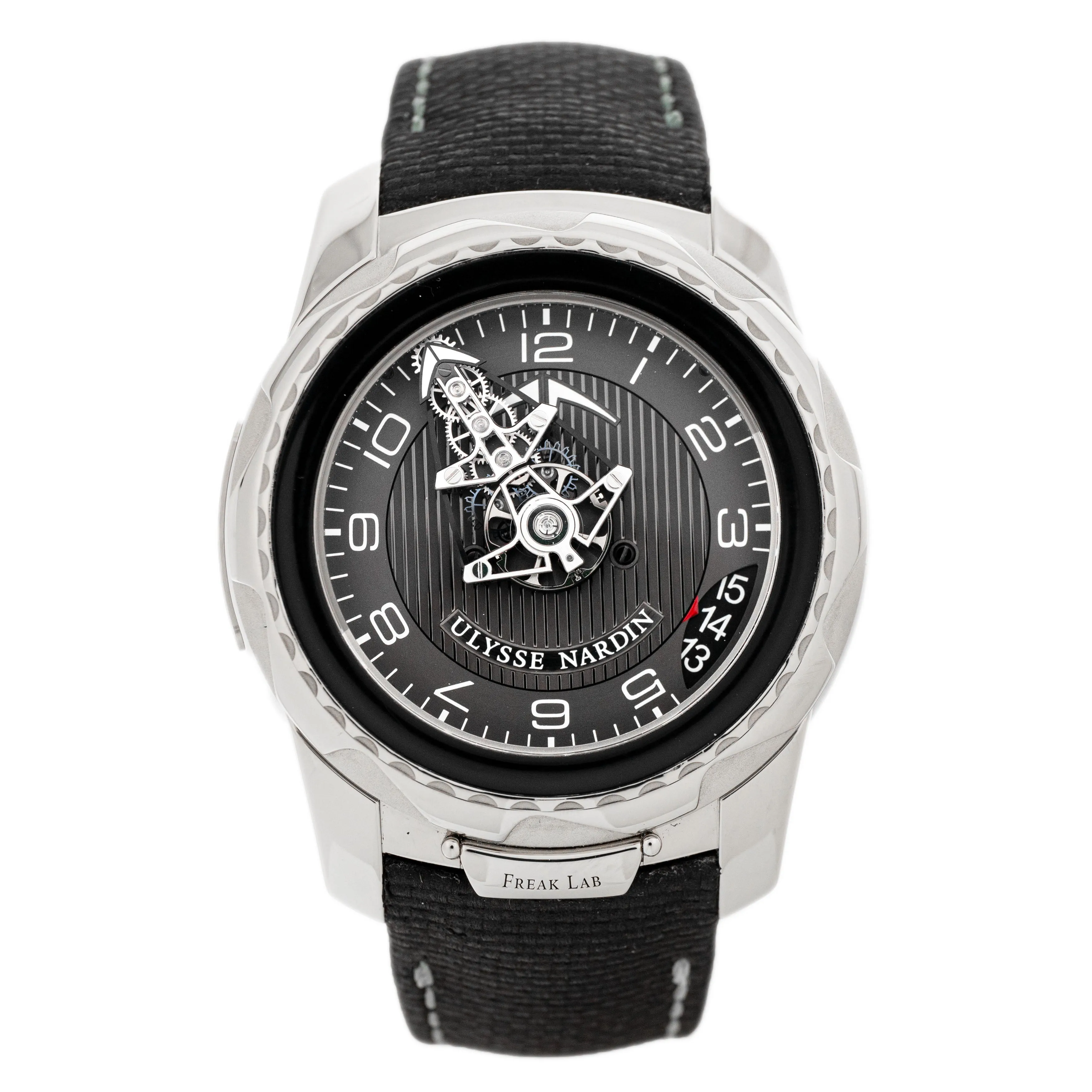 Ulysse Nardin Freak Lab Black Dial White Gold 45mm 2100-138 Full Set