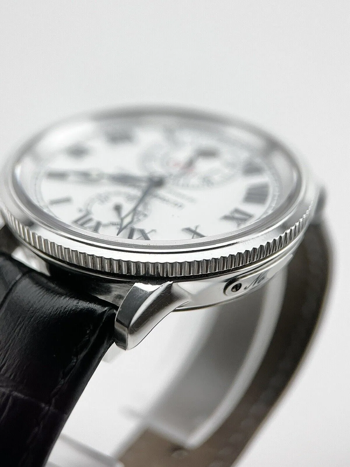 Ulysse Nardin Marine Chronomaster Ref-263-22 Automatic 38mm White Dial B&P