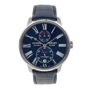 Ulysse Nardin Marine Torpilleur Stainless Steel Blue 42mm Automatic Men’s Watch