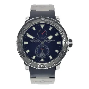 Ulysse Nardin Maxi Marine Diver Stainless Steel Black Dial Watch - For Parts