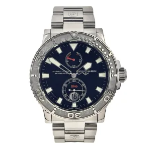 Ulysse Nardin Maxi Marine Diver Steel Black Dial 43mm Automatic Watch 263-33
