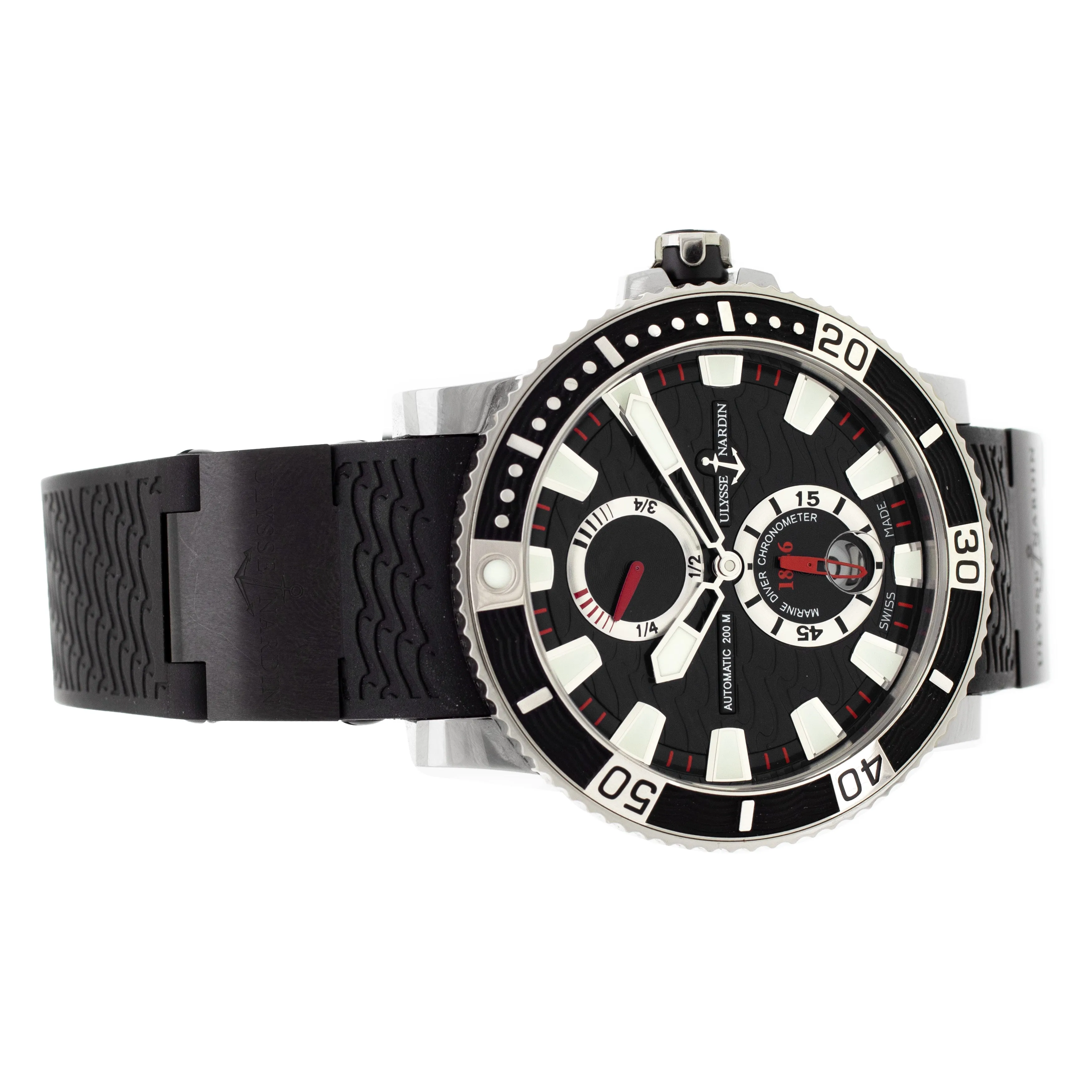 Ulysse Nardin Maxi Marine Diver Titanium Black Dial 45mm 263-90-3C/72
