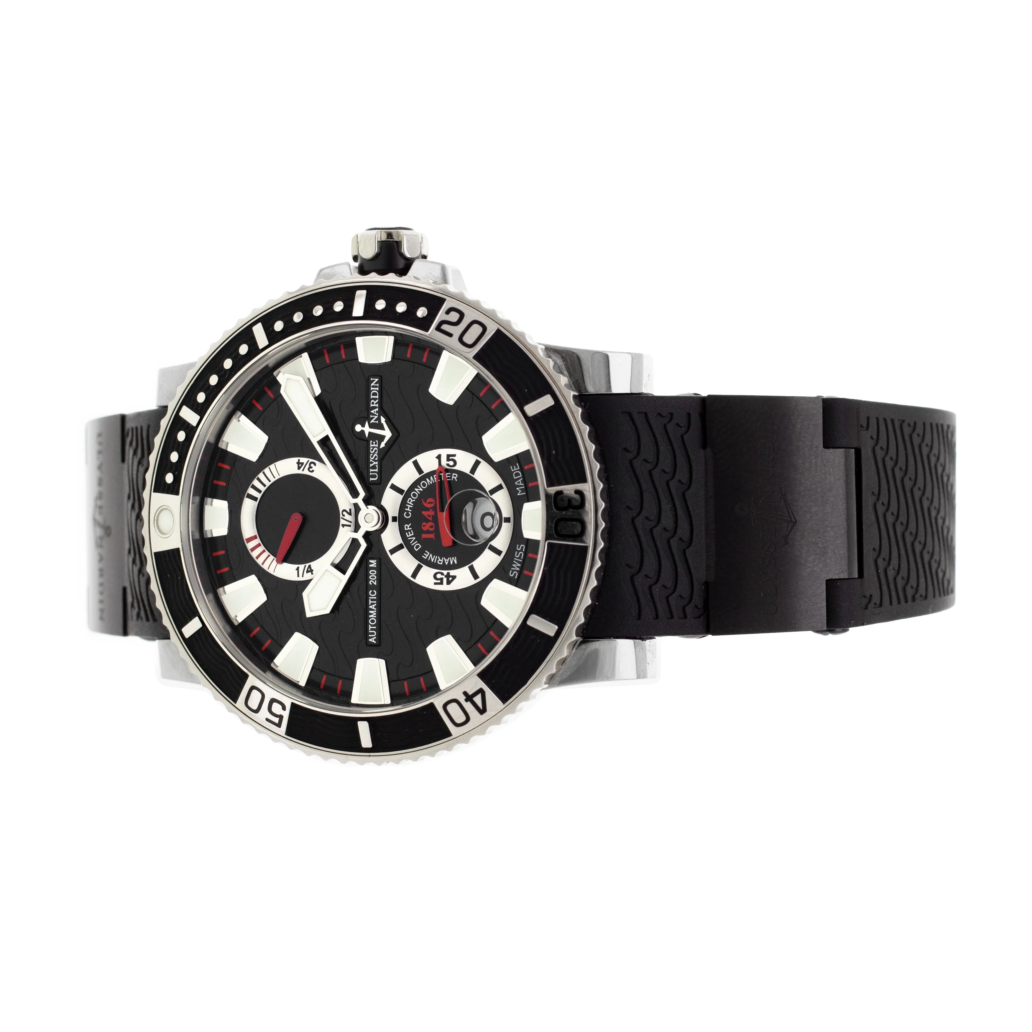 Ulysse Nardin Maxi Marine Diver Titanium Black Dial 45mm 263-90-3C/72