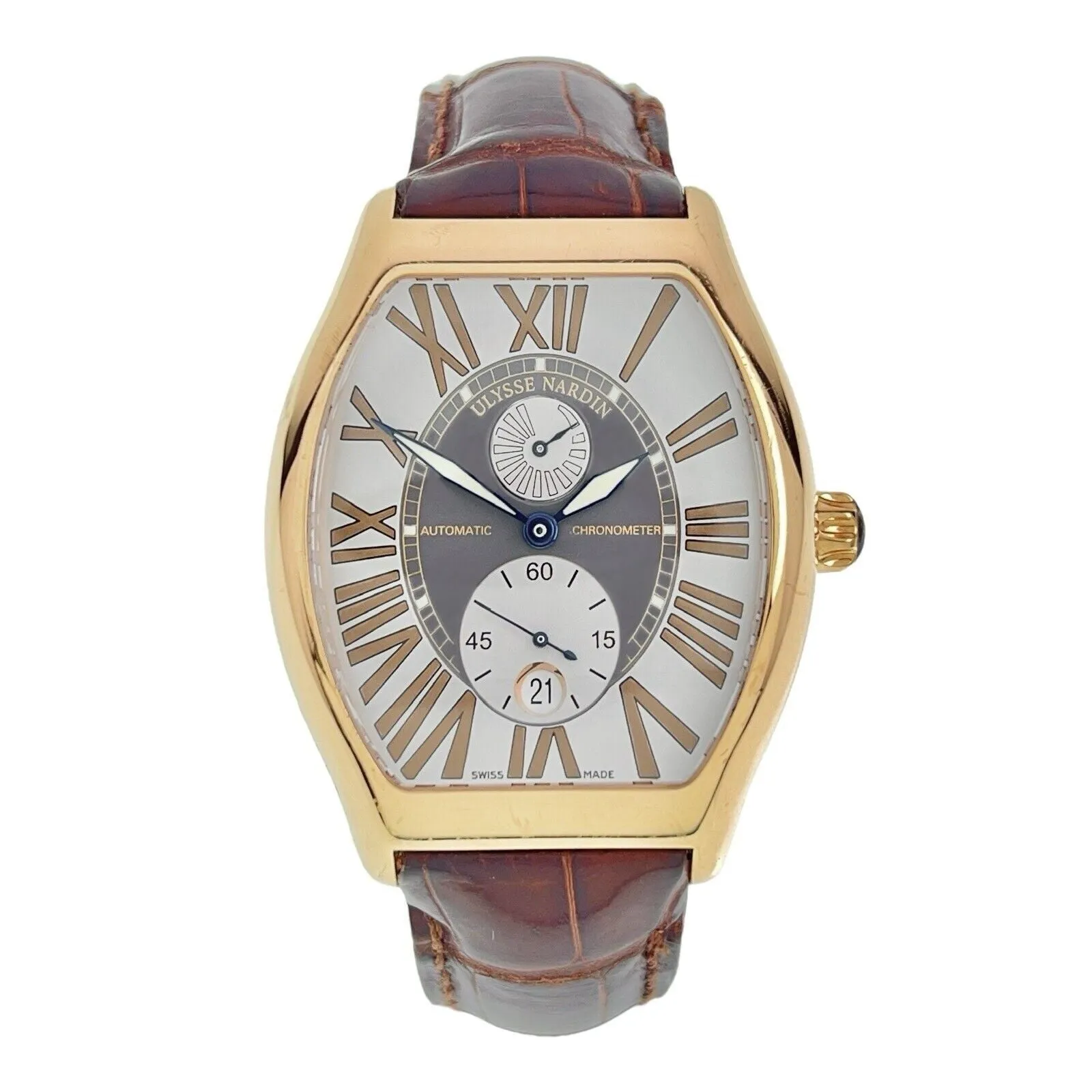 Ulysse Nardin Michelangelo 18k Rose Gold 38mm Automatic Men’s Watch 276-68