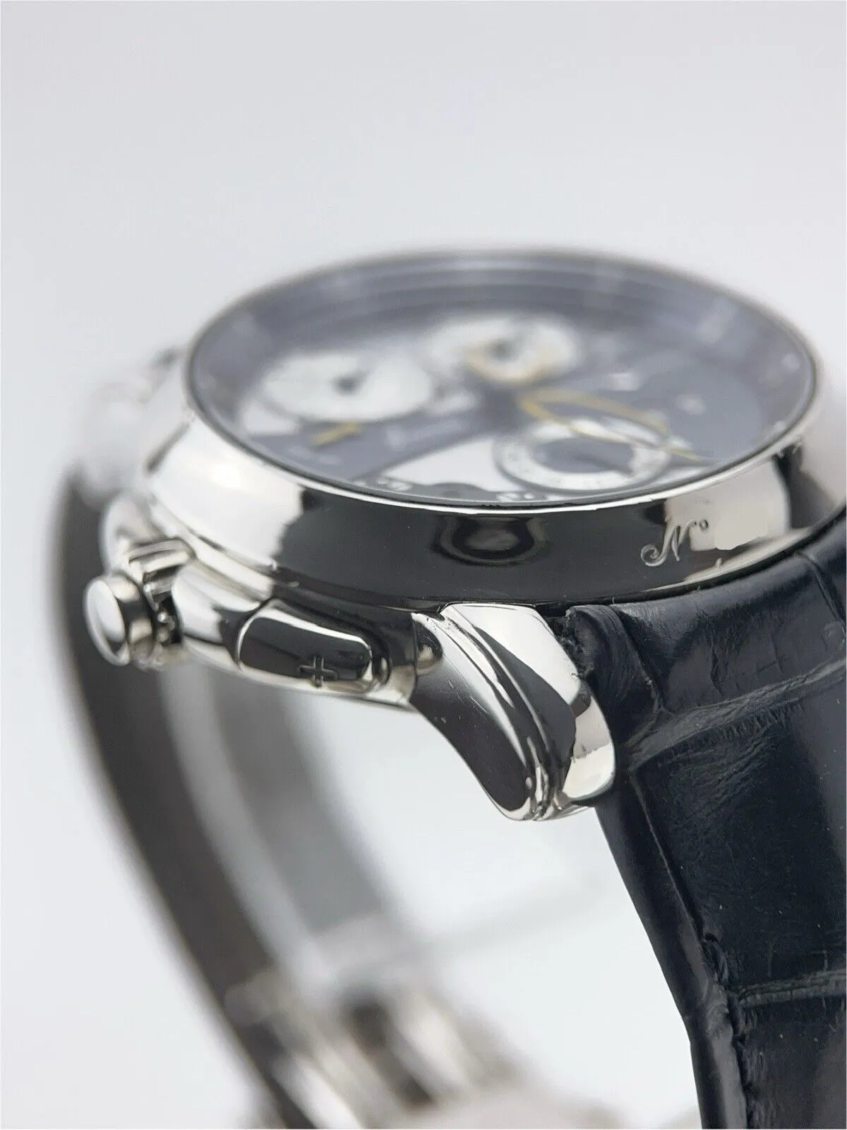 Ulysse Nardin Sonata 18k White Gold 42mm Automatic Alarm Men’s Watch 670-88