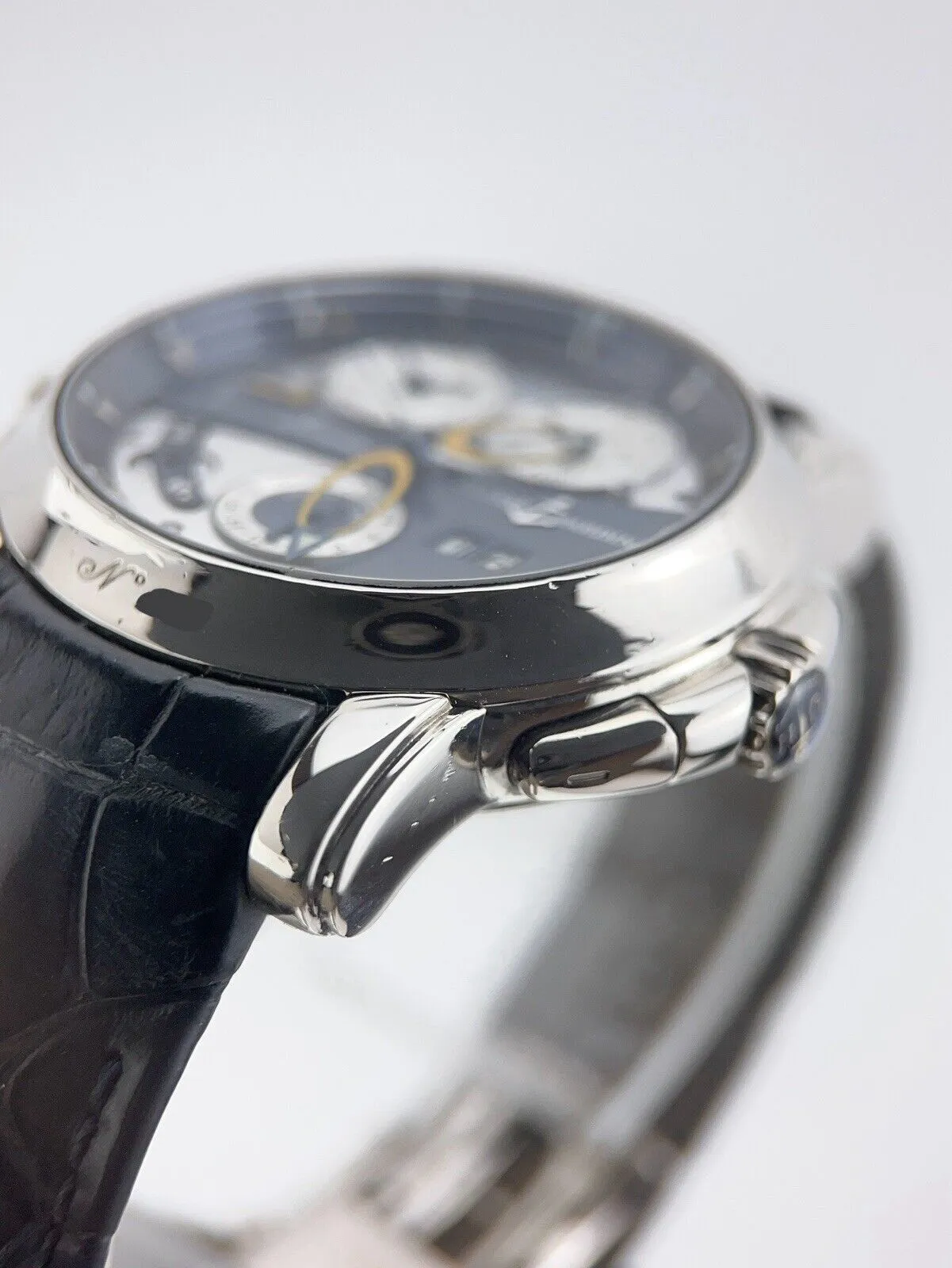 Ulysse Nardin Sonata 18k White Gold 42mm Automatic Alarm Men’s Watch 670-88