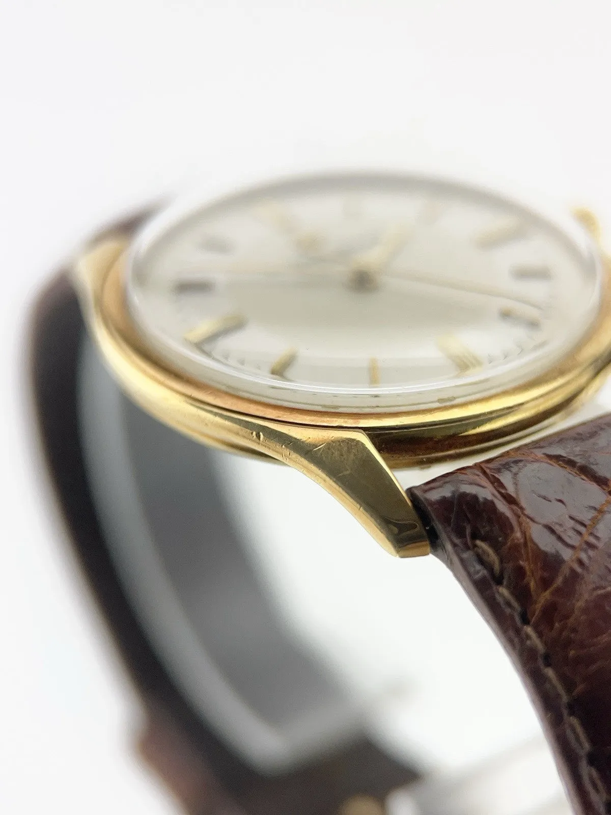 Vacheron Constantin 18k Gold 34mm Manual Wild Silver Dial Men's Watch 6509