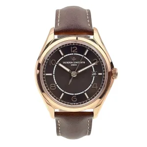 Vacheron Constantin Fiftysix 18k Rose Gold Brown 40mm Automatic Mens Watch 4600E