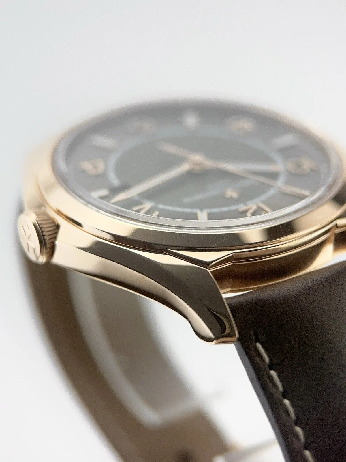 Vacheron Constantin Fiftysix 18k Rose Gold Brown 40mm Automatic Mens Watch 4600E
