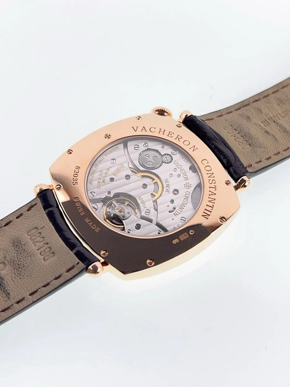 Vacheron Constantin Historiques 18k Rose Gold 40mm Manual Wind Mens Watch 82035