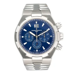 Vacheron Constantin Overseas 49150 Blue Dial Mens Watch Papers