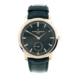 Vacheron Constantin Patrimony 18k Rose Gold Green Dial 38mm Manual Wind 82172