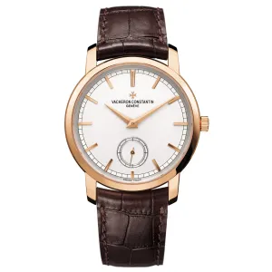 Vacheron Constantin Traditionnelle Manual-Winding Watch, 38mm Silver Dial, 82172/000R-9382