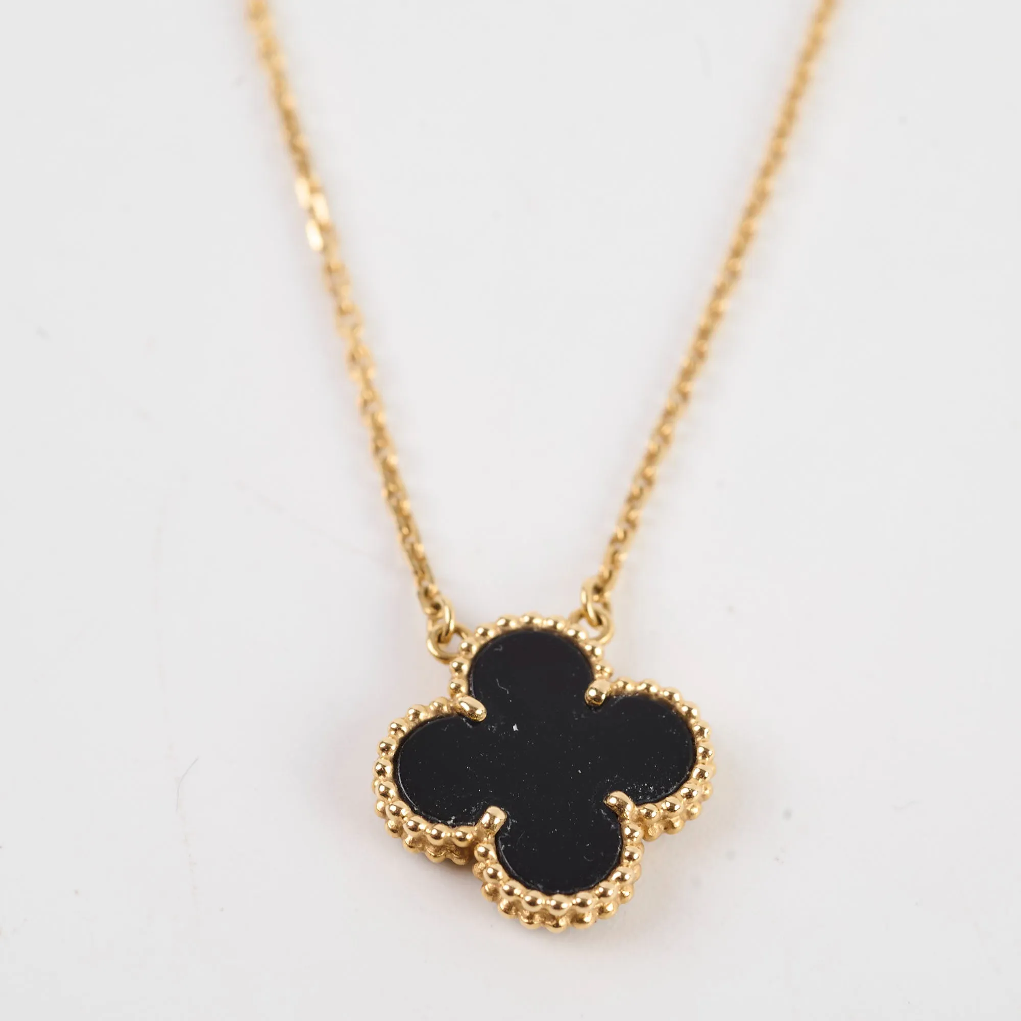 Van Cleef & Arpels Vintage Alhambra Oxny Necklace