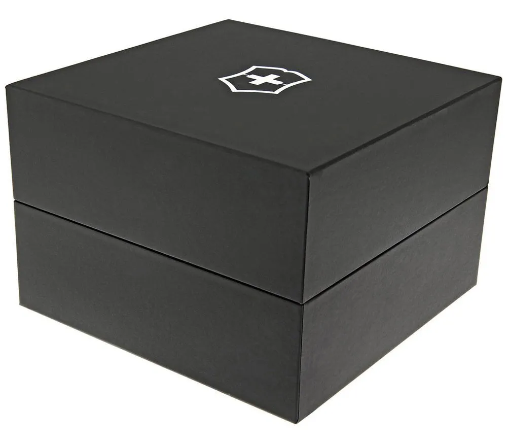 Victorinox Swiss Army Maverick Black Stainless Steel Black Dial Date Mens Watch 241798