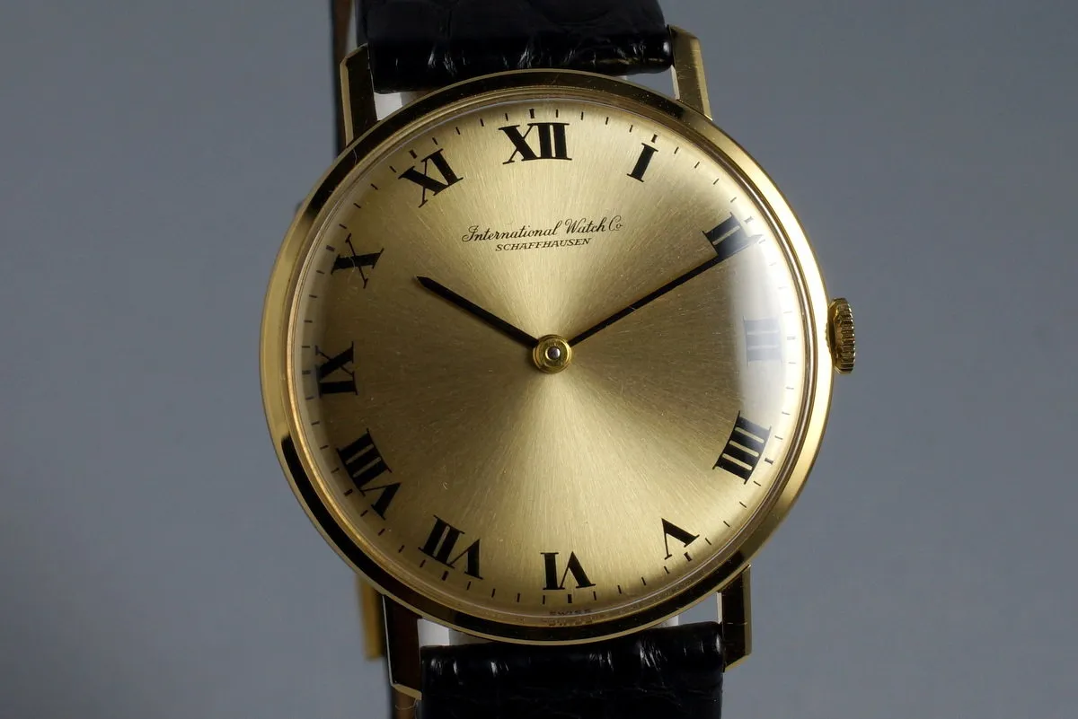 Vintage IWC YG Dress Watch R2500