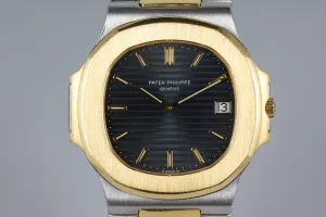 Vintage Patek Philippe Two Tone Nautilus 3700J