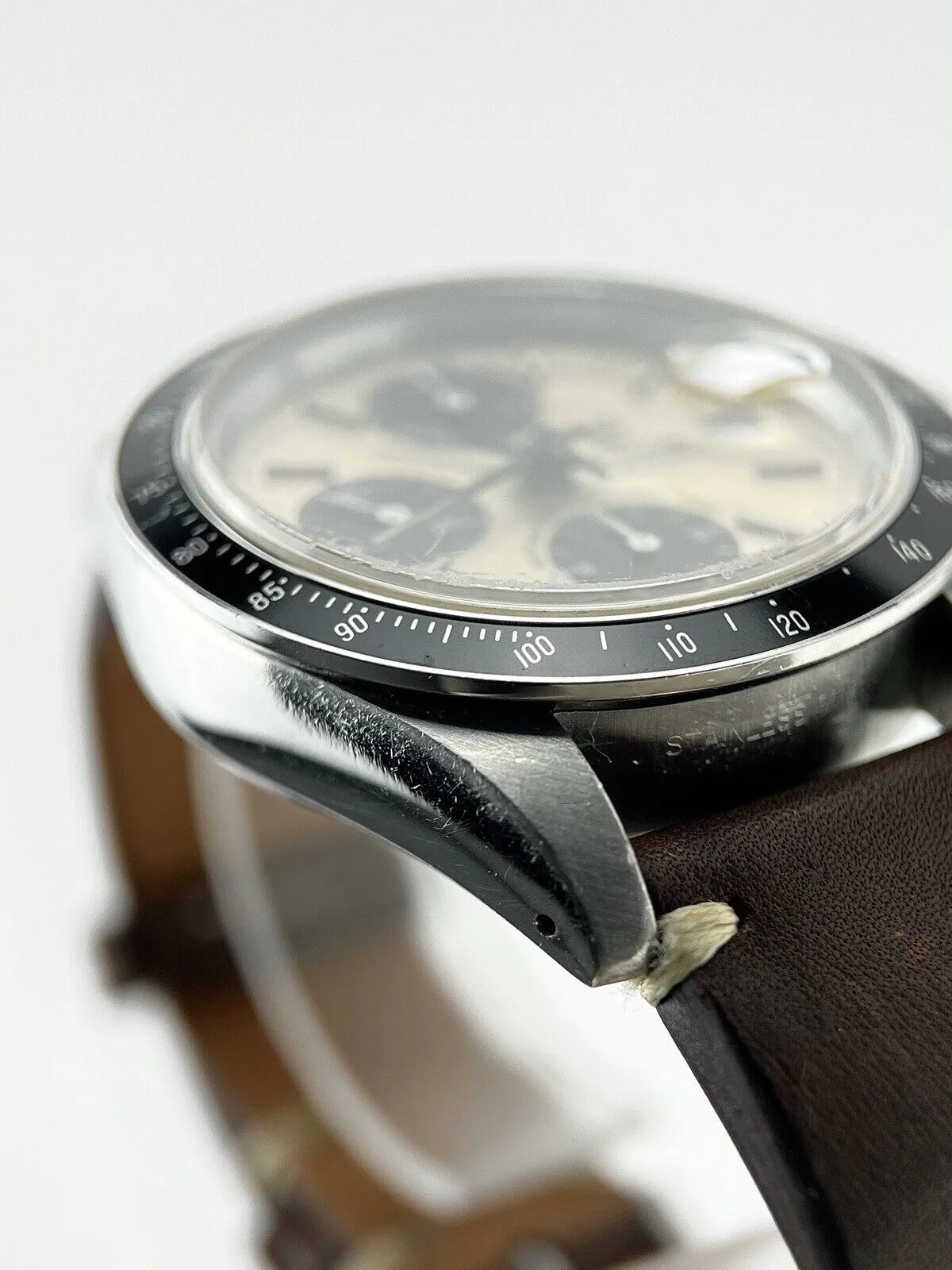 Vintage Tudor Prince Date Chronograph Automatic Men’s Stainless Steel Watch