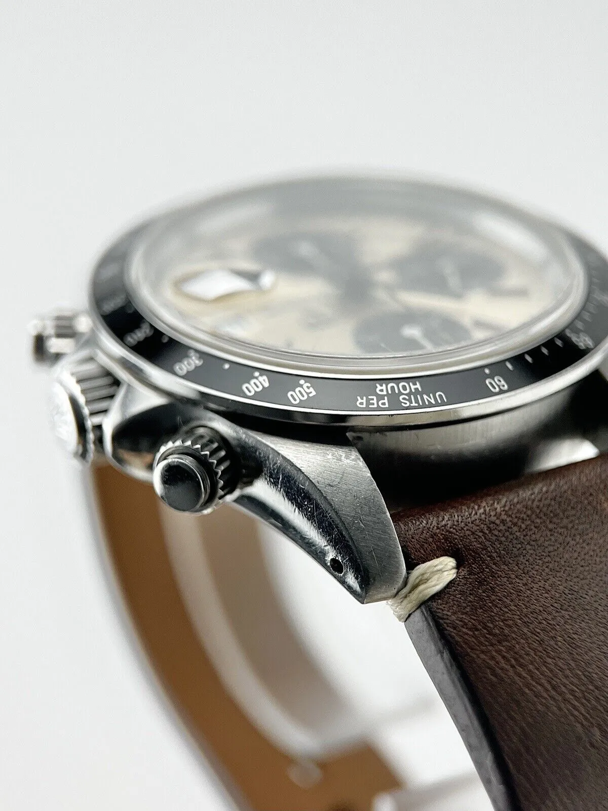 Vintage Tudor Prince Date Chronograph Automatic Men’s Stainless Steel Watch
