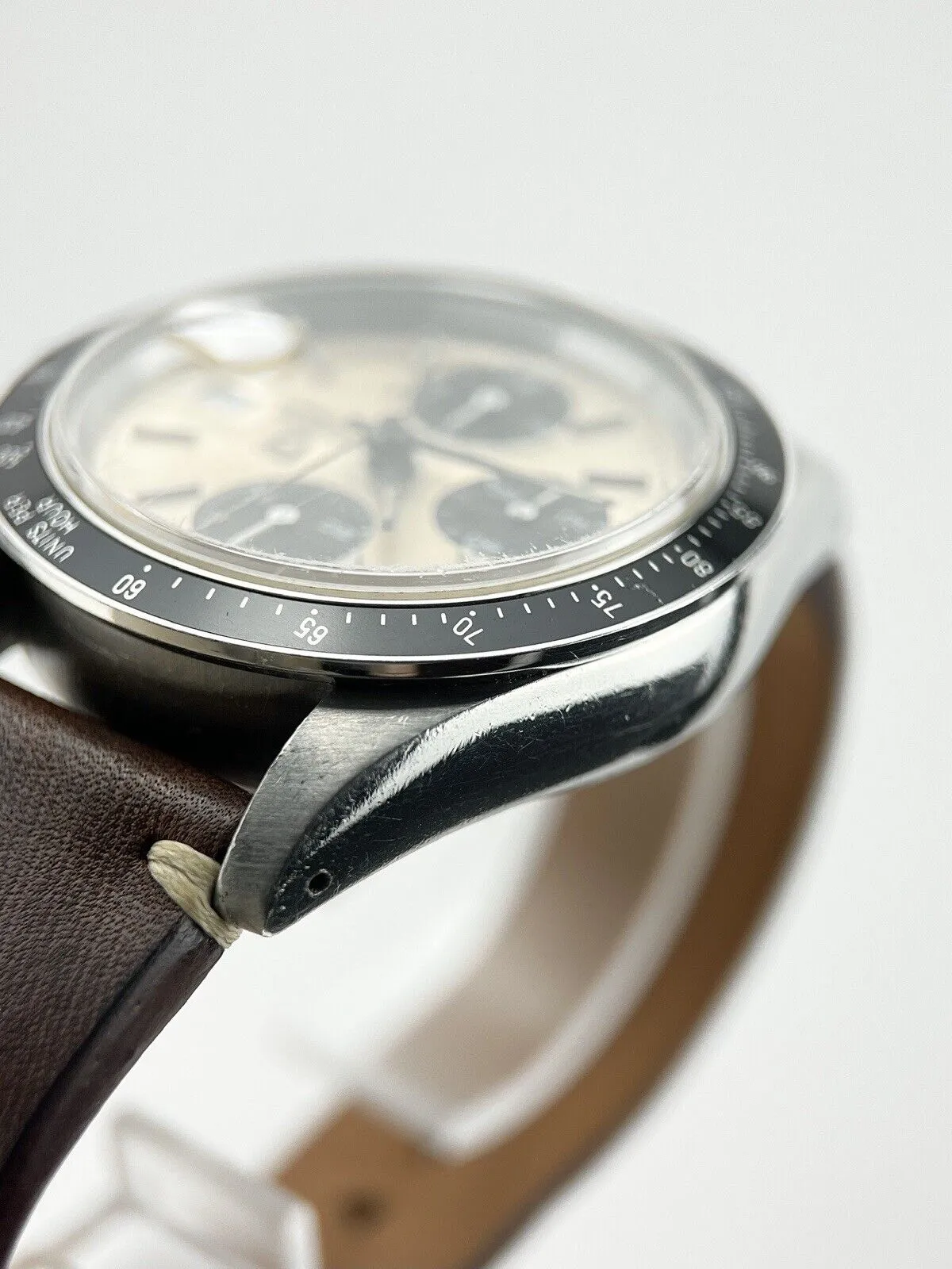 Vintage Tudor Prince Date Chronograph Automatic Men’s Stainless Steel Watch