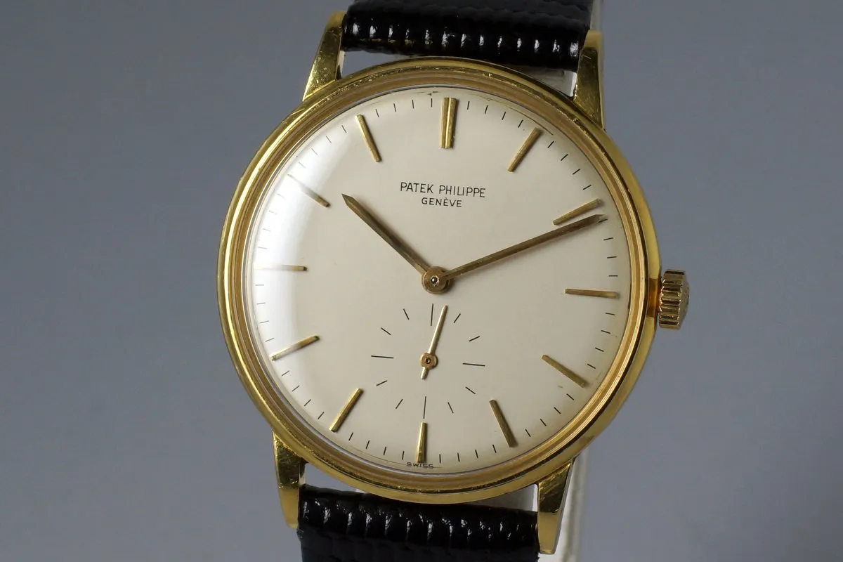 Vintage YG Patek Philippe Calatrava 3425 Automatic