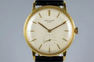 Vintage YG Patek Philippe Calatrava 3425 Automatic