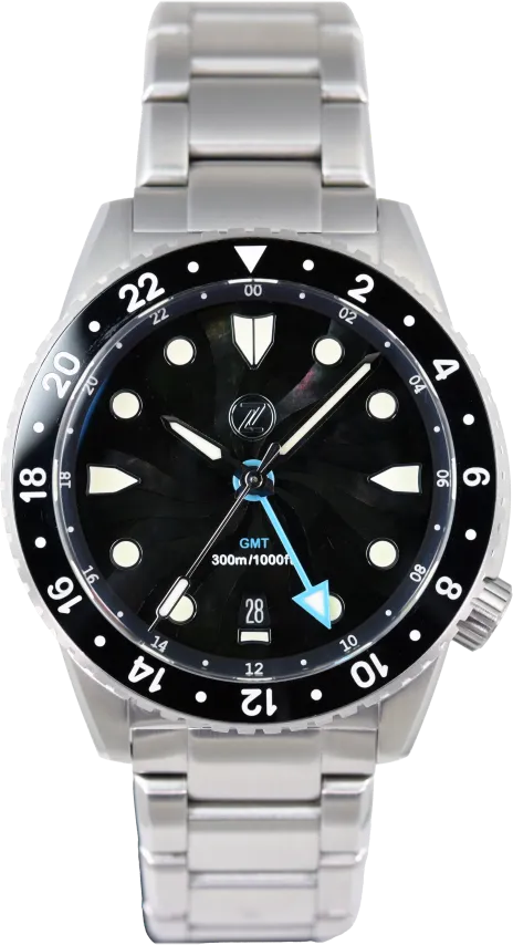 Zelos Mako GMT Mosaic MOP (Pre-owned)